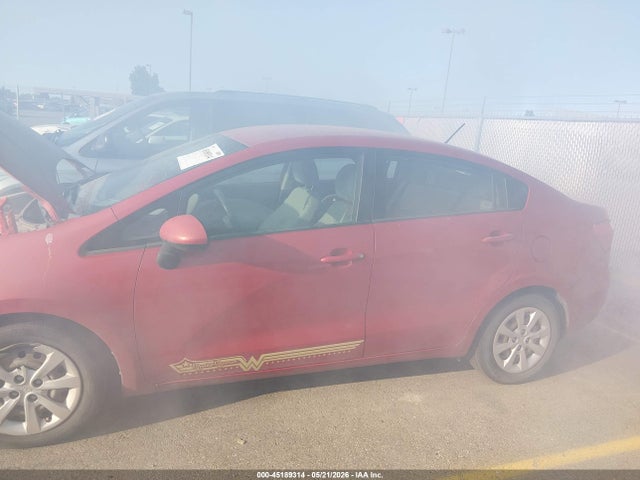 2013 Kia Rio Lx მანქანა იყიდება აუქციონზე, vin: KNADM4A30D6110598, აუქციონის ნომერი: 45189314