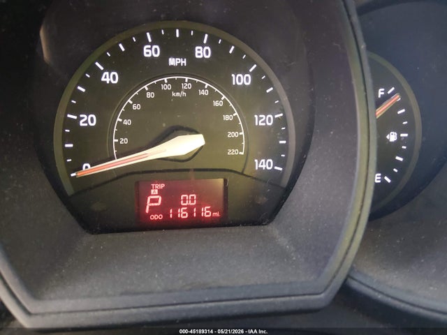 2013 Kia Rio Lx მანქანა იყიდება აუქციონზე, vin: KNADM4A30D6110598, აუქციონის ნომერი: 45189314