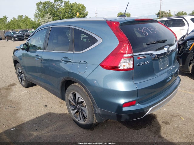 Продажа на аукционе авто 2016 Honda Cr-v Touring, vin: 5J6RM4H93GL038430, номер лота: 45189349