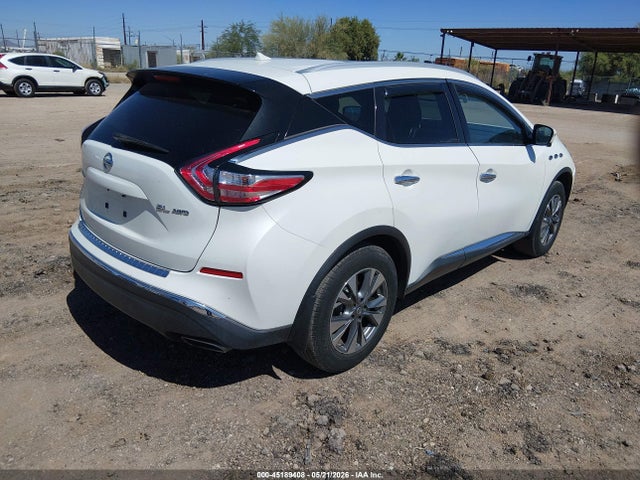 Продажа на аукционе авто 2015 Nissan Murano Sl, vin: 5N1AZ2MH0FN221482, номер лота: 45189408