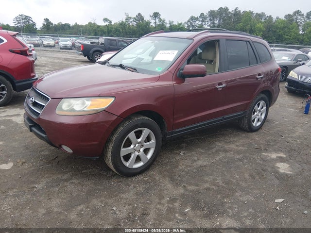 2007 Hyundai Santa Fe Limited/se მანქანა იყიდება აუქციონზე, vin: 5NMSH73E27H051656, აუქციონის ნომერი: 45189424