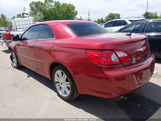 45189473 :رقم المزاد ، 1C3LC65M08N147487 vin ، 2008 Chrysler Sebring Limited مزاد بيع