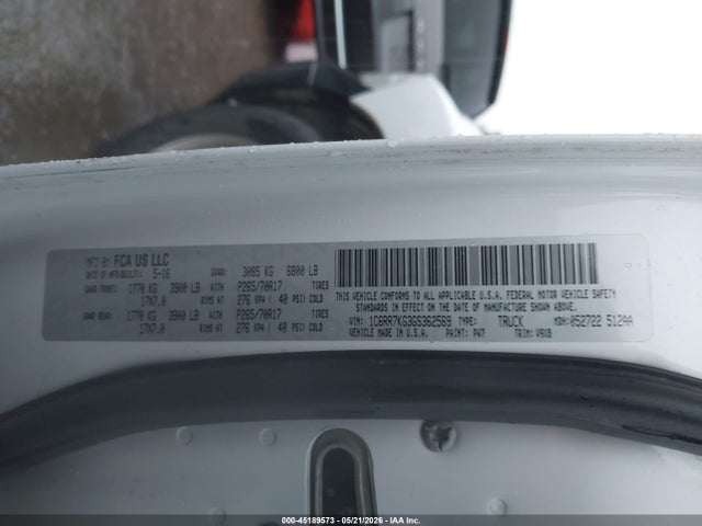 Aukcja sprzedaży 2016 Ram 1500 Tradesman, vin: 1C6RR7KG3GS362569, numer aukcji: 45189573