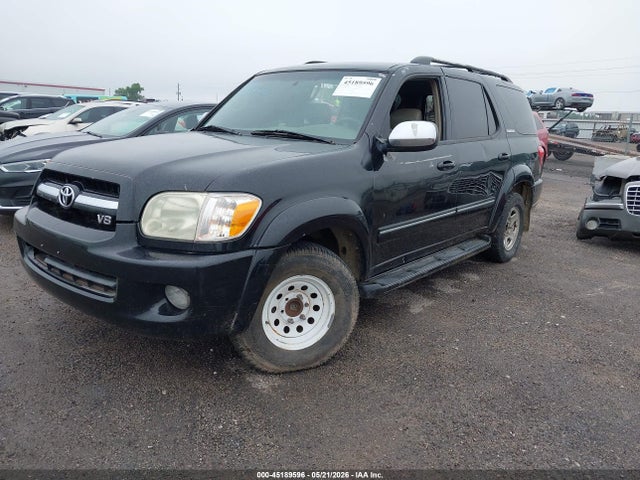 2007 Toyota Sequoia Limited V8 მანქანა იყიდება აუქციონზე, vin: 5TDZT38A67S295755, აუქციონის ნომერი: 45189596