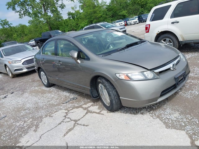 Aukcja sprzedaży 2007 Honda Civic Hybrid, vin: JHMFA362X7S005348, numer aukcji: 45189639