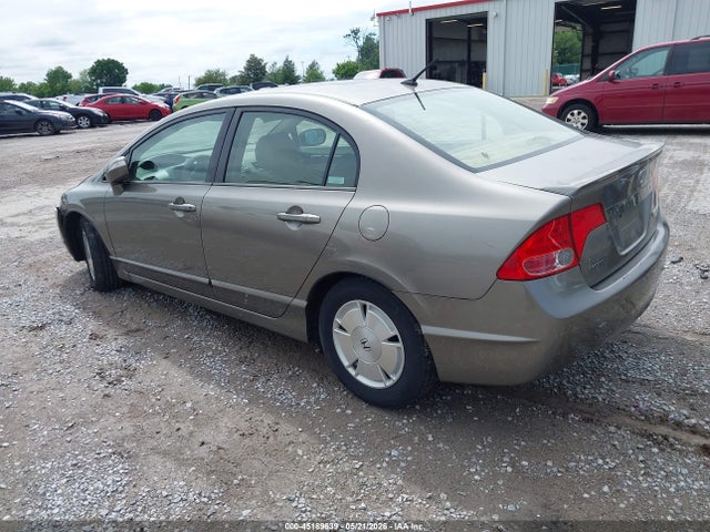 Aukcja sprzedaży 2007 Honda Civic Hybrid, vin: JHMFA362X7S005348, numer aukcji: 45189639