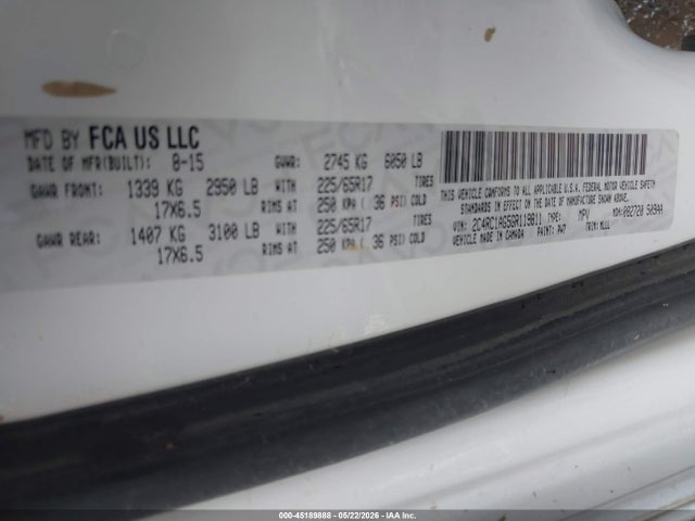 Aukcja sprzedaży 2016 Chrysler Town & Country Lx, vin: 2C4RC1AG5GR119811, numer aukcji: 45189888