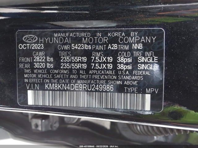 Hyundai Ioniq 5 Sel 2024 KM8KN4DE9RU249986 Image 9
