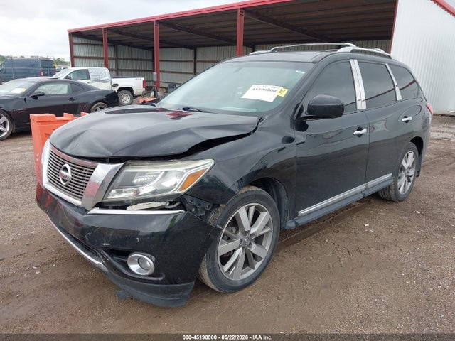 Продажа на аукционе авто 2013 Nissan Pathfinder Platinum, vin: 5N1AR2MMXDC638162, номер лота: 45190000