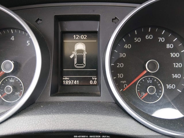 45190014 :رقم المزاد ، WVWDB7AJ2CW199050 vin ، 2012 Volkswagen Golf 2.5l 4-door مزاد بيع