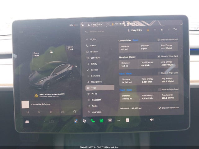 Aukcja sprzedaży 2023 Tesla Model 3 Rear-wheel Drive, vin: 5YJ3E1EA6PF658682, numer aukcji: 45190073