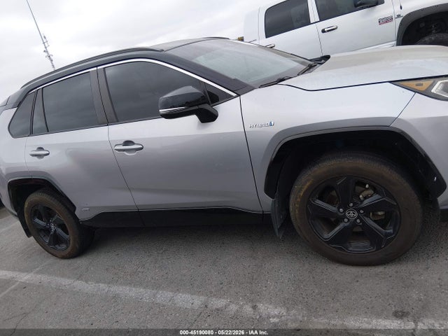 2020 Toyota Rav4 Xse Hybrid მანქანა იყიდება აუქციონზე, vin: JTMEWRFV5LJ044621, აუქციონის ნომერი: 45190080