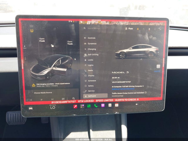 Продажа на аукционе авто 2024 Tesla Model 3 Long Range Dual Motor All-wheel Drive/rear-wheel Drive, vin: 5YJ3E1EA6RF747137, номер лота: 45190095