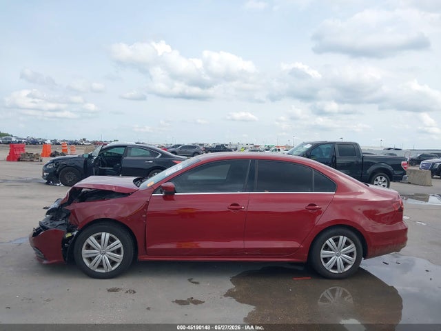 2017 Volkswagen Jetta 1.4t S მანქანა იყიდება აუქციონზე, vin: 3VW2B7AJ2HM396179, აუქციონის ნომერი: 45190148