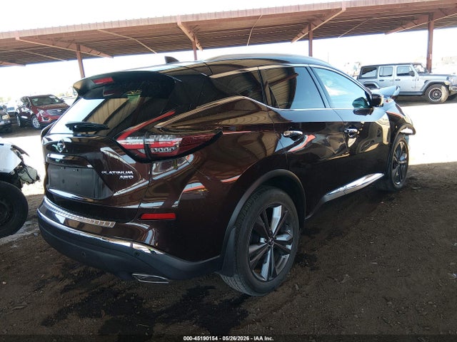 Aukcja sprzedaży 2021 Nissan Murano Platinum Intelligent Awd, vin: 5N1AZ2DS1MC118687, numer aukcji: 45190154