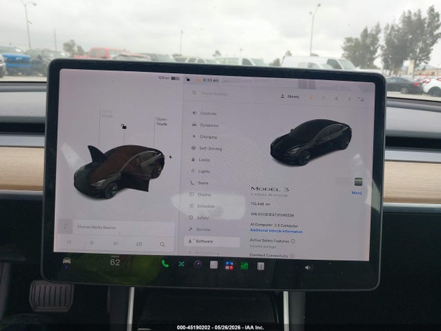 2018 Tesla Model 3 Long Range/mid Range მანქანა იყიდება აუქციონზე, vin: 5YJ3E1EA7JF045526, აუქციონის ნომერი: 45190202