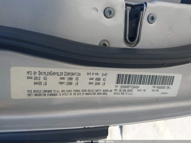 Продажа на аукционе авто 2007 Dodge Caliber Sxt, vin: 1B3HB48B77D384924, номер лота: 45190204