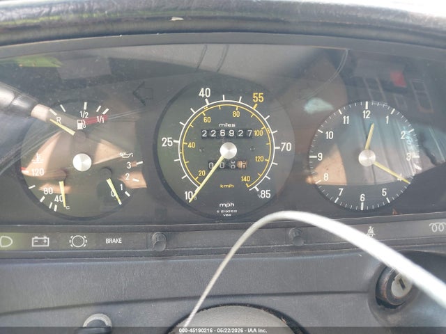 Aukcja sprzedaży 1980 Mercedes-benz 300d, vin: 12313012205894, numer aukcji: 45190216