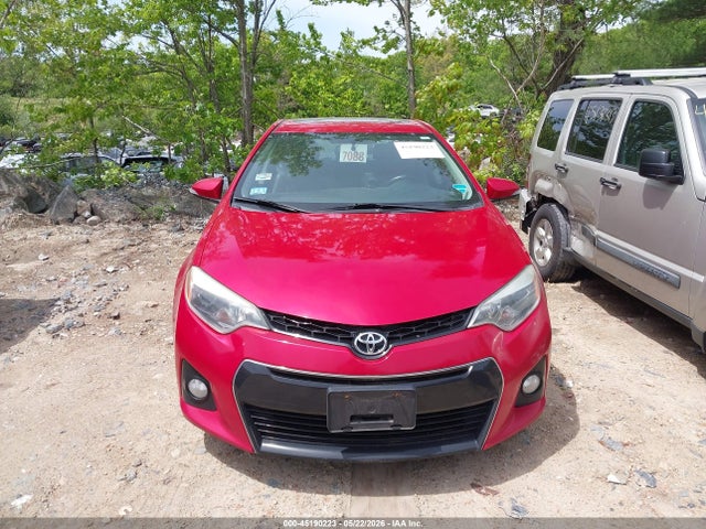 2015 Toyota Corolla S Premium მანქანა იყიდება აუქციონზე, vin: 2T1BURHE0FC233666, აუქციონის ნომერი: 45190223