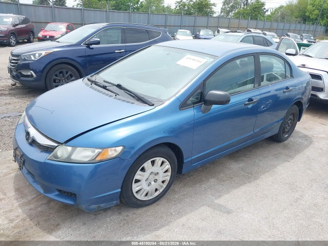Aukcja sprzedaży 2010 Honda Civic Vp, vin: 19XFA1F39AE051987, numer aukcji: 45190284