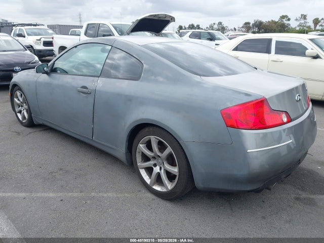 2005 Infiniti G35 მანქანა იყიდება აუქციონზე, vin: JNKCV54EX5M423040, აუქციონის ნომერი: 45190310