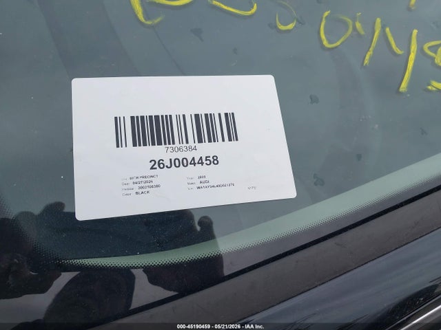 45190459 :رقم المزاد ، WA1AY94L49D021276 vin ، 2009 Audi Q7 3.6 Premium مزاد بيع