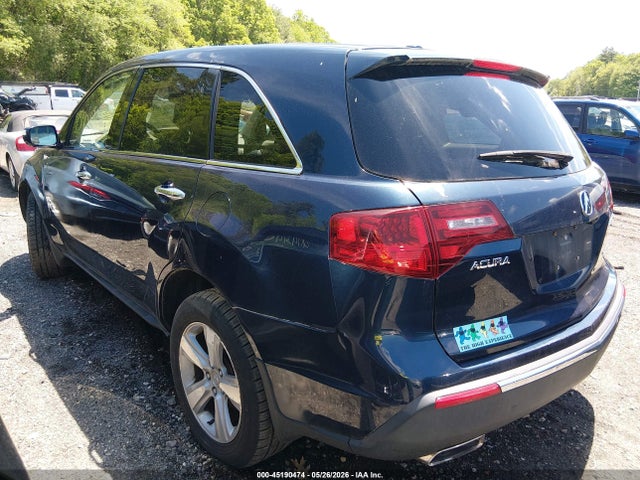 Продаж на аукціоні авто 2012 Acura Mdx Technology Package, vin: 2HNYD2H35CH547485, номер лоту: 45190474