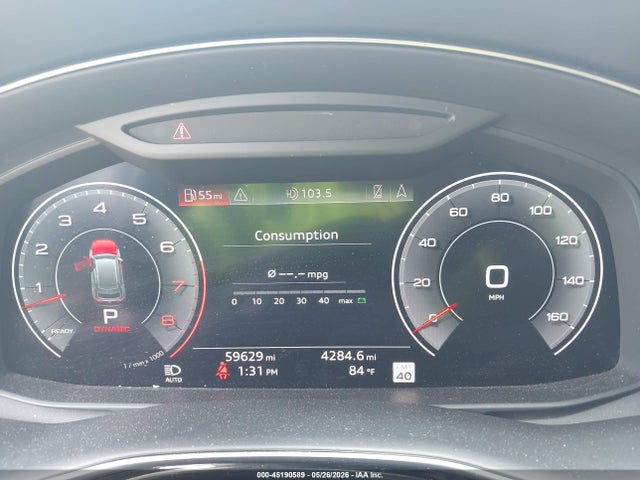 2019 Audi Q8 55 Premium მანქანა იყიდება აუქციონზე, vin: WA1CVAF13KD040129, აუქციონის ნომერი: 45190589