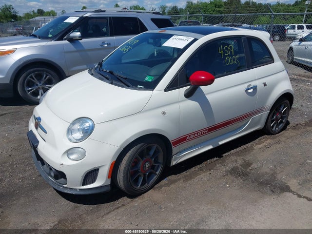 2012 Fiat 500 Abarth მანქანა იყიდება აუქციონზე, vin: 3C3CFFFHXCT306422, აუქციონის ნომერი: 45190625
