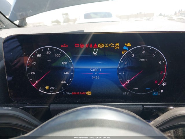 2025 Mercedes-benz Gla 250 4matic მანქანა იყიდება აუქციონზე, vin: W1N4N4GB4SJ691797, აუქციონის ნომერი: 45190627