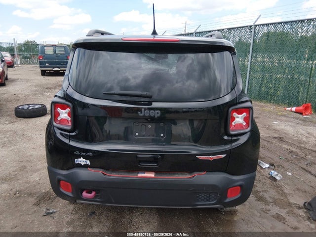 2018 Jeep Renegade Trailhawk 4x4 მანქანა იყიდება აუქციონზე, vin: ZACCJBCB6JPH15833, აუქციონის ნომერი: 45190738