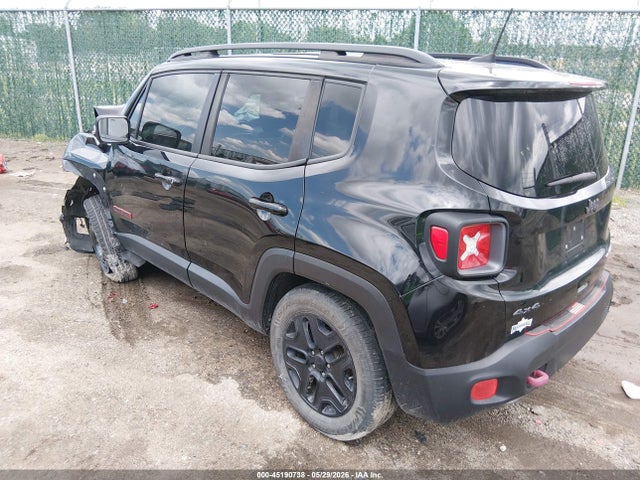 2018 Jeep Renegade Trailhawk 4x4 მანქანა იყიდება აუქციონზე, vin: ZACCJBCB6JPH15833, აუქციონის ნომერი: 45190738