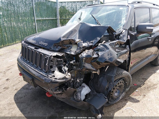 2018 Jeep Renegade Trailhawk 4x4 მანქანა იყიდება აუქციონზე, vin: ZACCJBCB6JPH15833, აუქციონის ნომერი: 45190738
