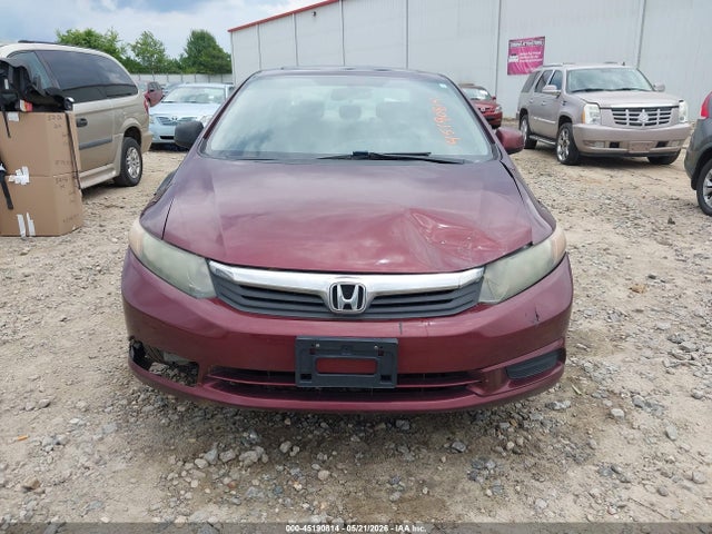 Aukcja sprzedaży 2012 Honda Civic Ex, vin: 19XFB2F82CE082533, numer aukcji: 45190814