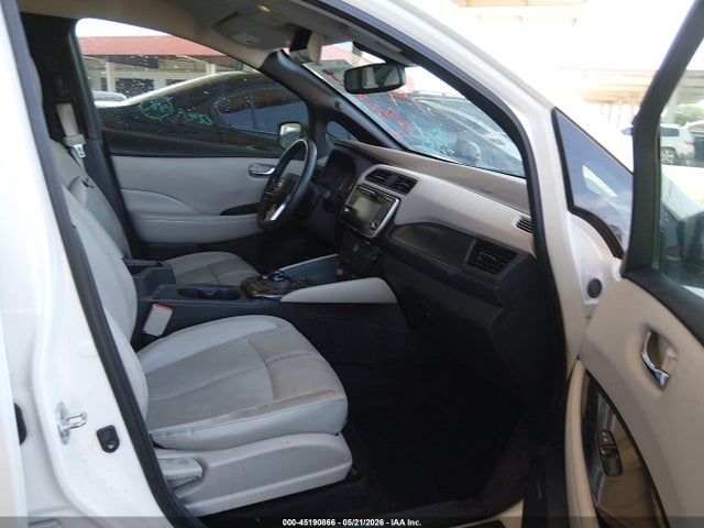 2019 Nissan Leaf Sl მანქანა იყიდება აუქციონზე, vin: 1N4AZ1CP4KC307204, აუქციონის ნომერი: 45190866