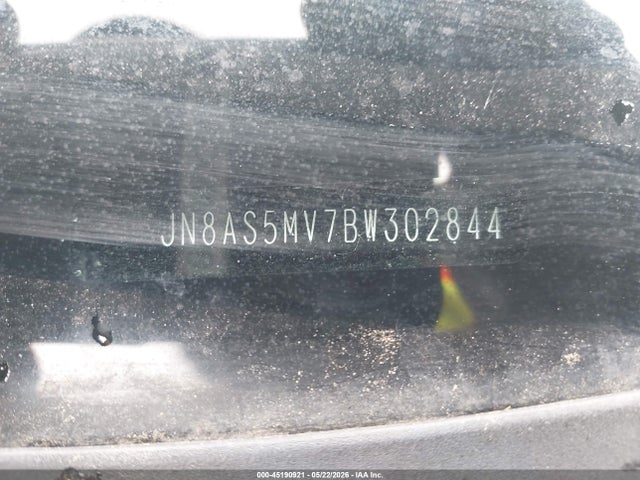 Aukcja sprzedaży 2011 Nissan Rogue S, vin: JN8AS5MV7BW302844, numer aukcji: 45190921