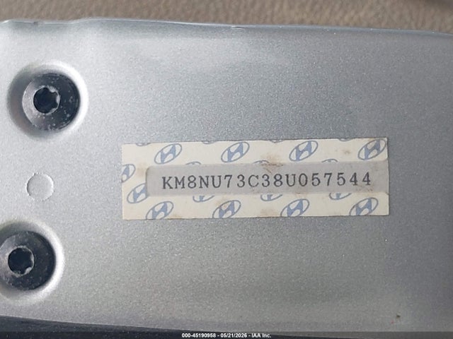 45190958 :رقم المزاد ، KM8NU73C38U057544 vin ، 2008 Hyundai Veracruz Gls/limited/se مزاد بيع
