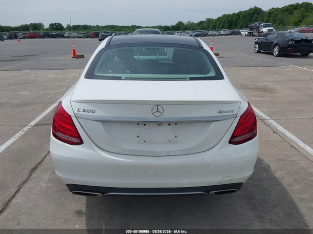 Aukcja sprzedaży 2016 Mercedes-benz C 300 4matic, vin: 55SWF4KB6GU129627, numer aukcji: 45190988