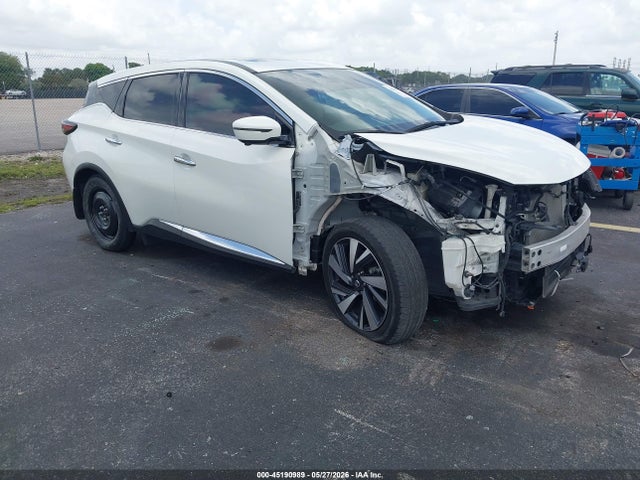 2022 Nissan Murano Sl Intelligent Awd მანქანა იყიდება აუქციონზე, vin: 5N1AZ2CS3NC125644, აუქციონის ნომერი: 45190989