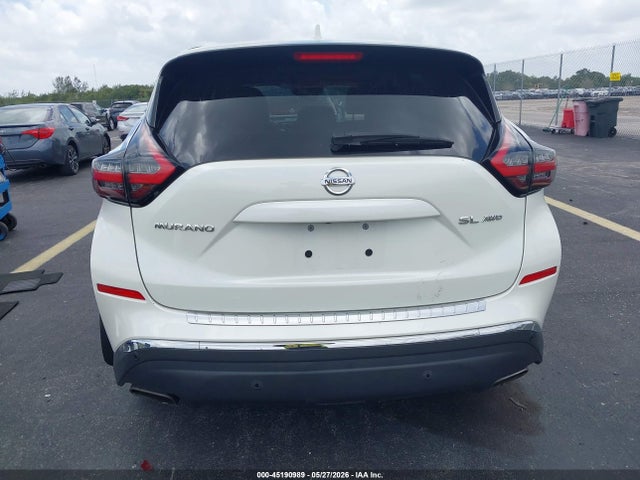 2022 Nissan Murano Sl Intelligent Awd მანქანა იყიდება აუქციონზე, vin: 5N1AZ2CS3NC125644, აუქციონის ნომერი: 45190989