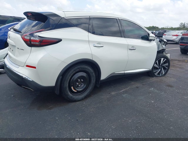 2022 Nissan Murano Sl Intelligent Awd მანქანა იყიდება აუქციონზე, vin: 5N1AZ2CS3NC125644, აუქციონის ნომერი: 45190989