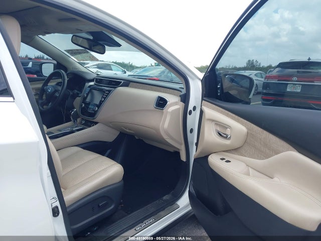 2022 Nissan Murano Sl Intelligent Awd მანქანა იყიდება აუქციონზე, vin: 5N1AZ2CS3NC125644, აუქციონის ნომერი: 45190989