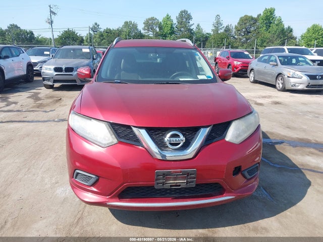2016 Nissan Rogue Sv მანქანა იყიდება აუქციონზე, vin: KNMAT2MV9GP665042, აუქციონის ნომერი: 45190997