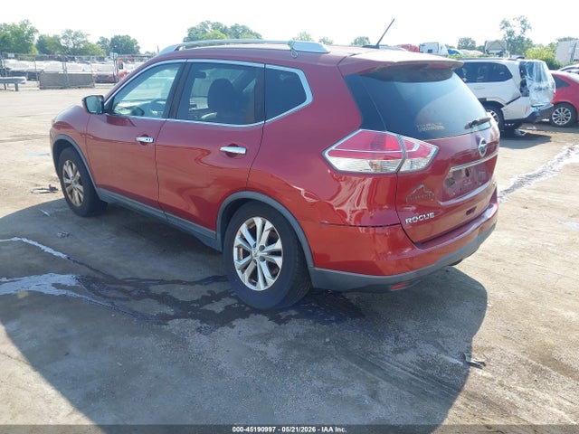 2016 Nissan Rogue Sv მანქანა იყიდება აუქციონზე, vin: KNMAT2MV9GP665042, აუქციონის ნომერი: 45190997