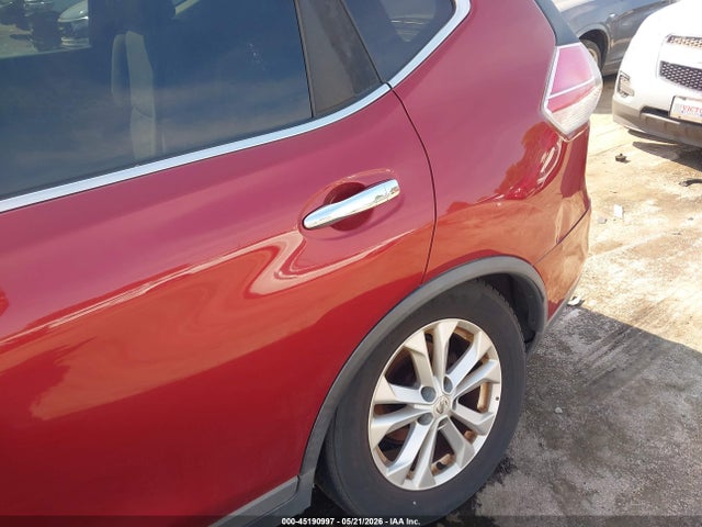 2016 Nissan Rogue Sv მანქანა იყიდება აუქციონზე, vin: KNMAT2MV9GP665042, აუქციონის ნომერი: 45190997