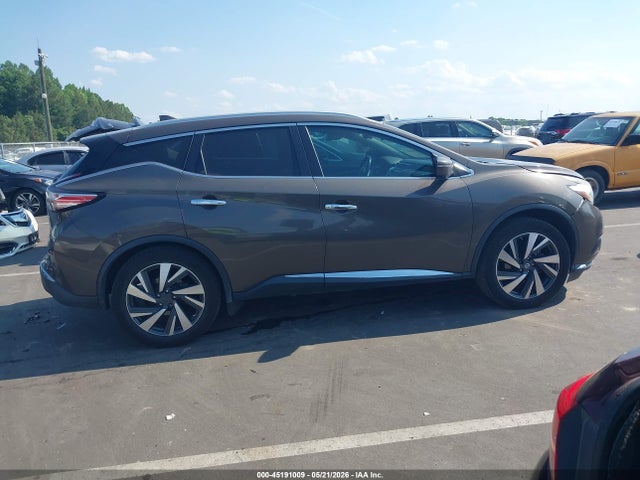 2018 Nissan Murano Platinum მანქანა იყიდება აუქციონზე, vin: 5N1AZ2MG6JN120947, აუქციონის ნომერი: 45191009