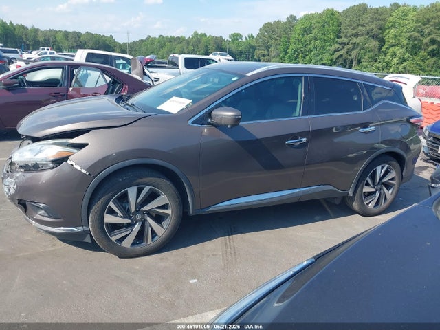 2018 Nissan Murano Platinum მანქანა იყიდება აუქციონზე, vin: 5N1AZ2MG6JN120947, აუქციონის ნომერი: 45191009