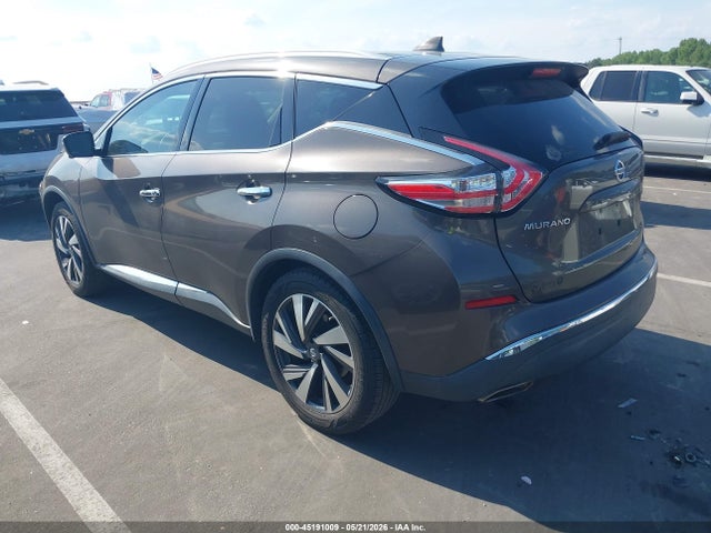 2018 Nissan Murano Platinum მანქანა იყიდება აუქციონზე, vin: 5N1AZ2MG6JN120947, აუქციონის ნომერი: 45191009