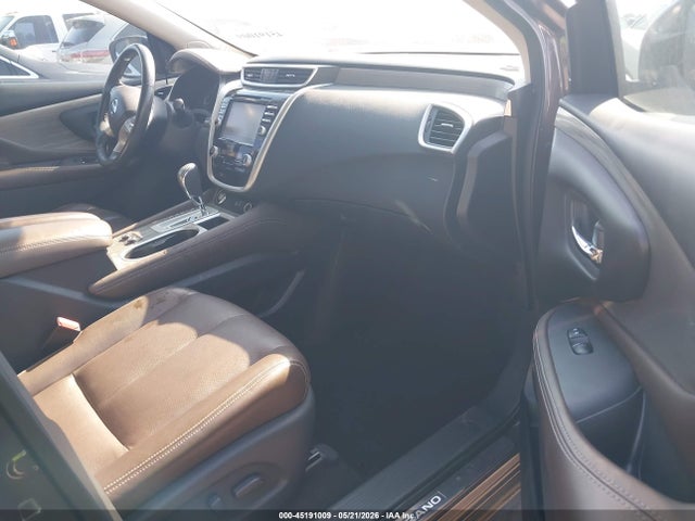 2018 Nissan Murano Platinum მანქანა იყიდება აუქციონზე, vin: 5N1AZ2MG6JN120947, აუქციონის ნომერი: 45191009
