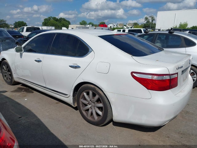 Aukcja sprzedaży 2007 Lexus Ls 460, vin: JTHBL46F675012782, numer aukcji: 45191123